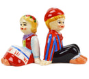 Cute Salt and Pepper Shakers Scandinavian Sitting Couple - ScandinavianGiftOutlet