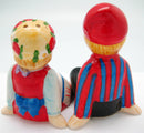 Cute Salt and Pepper Shakers Scandinavian Sitting Couple - ScandinavianGiftOutlet