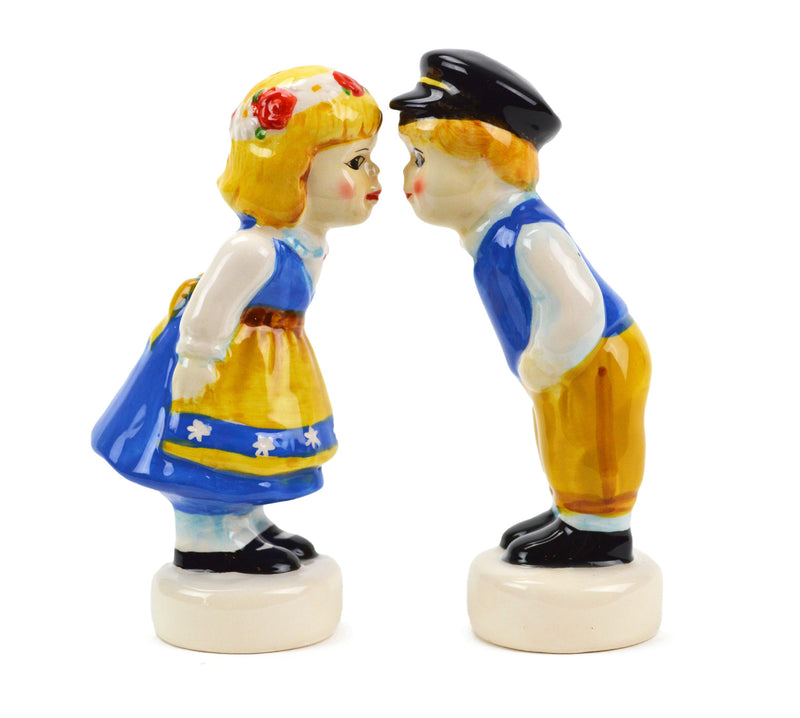 Vintage Salt and Pepper Shakers Swedish Standing Couple - ScandinavianGiftOutlet