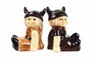 Vintage Salt and Pepper Shakers Norwegian Vikings - ScandinavianGiftOutlet