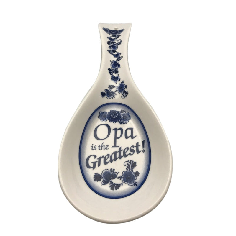 German Opa Gift Idea Ceramic Spoon Rest - ScandinavianGiftOutlet