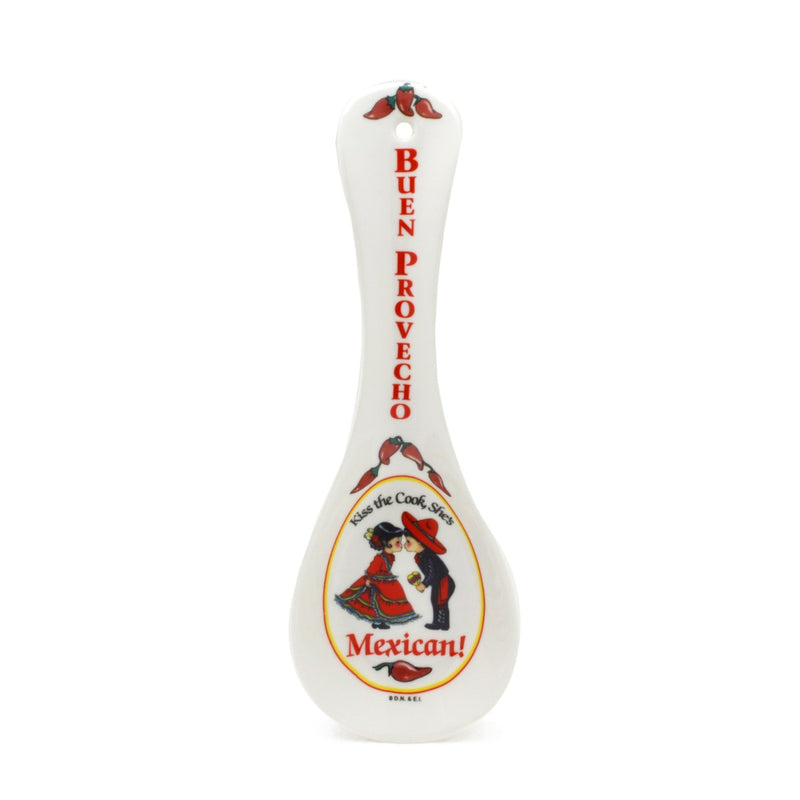 Kitchen Spoon Rest Mexican Gift (Buen Provecho) - ScandinavianGiftOutlet