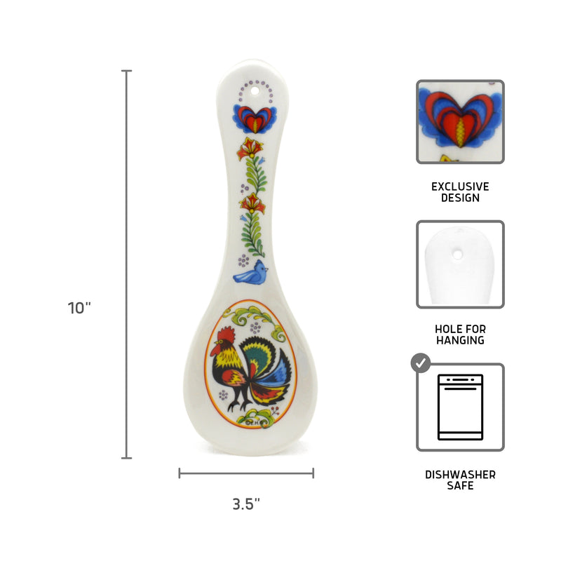 Kitchen Decor Spoon Rest: Rooster