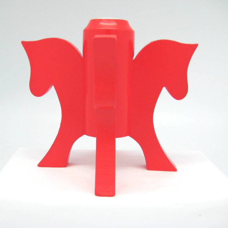 Swedish Dalarna Horse Candle Holder