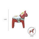 Large Red Swedish Dala Horse Wood Figurine