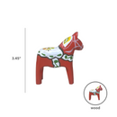Large Red Swedish Dala Horse Wood Figurine