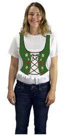 Green Womans Dirndl Party Costume - ScandinavianGiftOutlet