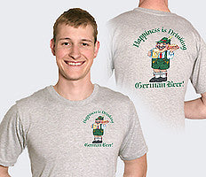 German T Shirt Drinking German Beer - ScandinavianGiftOutlet