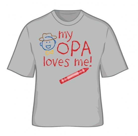 German Children's My Opa Loves Me T Shirt - ScandinavianGiftOutlet