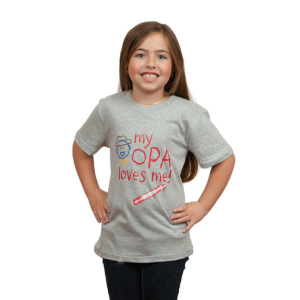German Children's My Opa Loves Me T Shirt - ScandinavianGiftOutlet