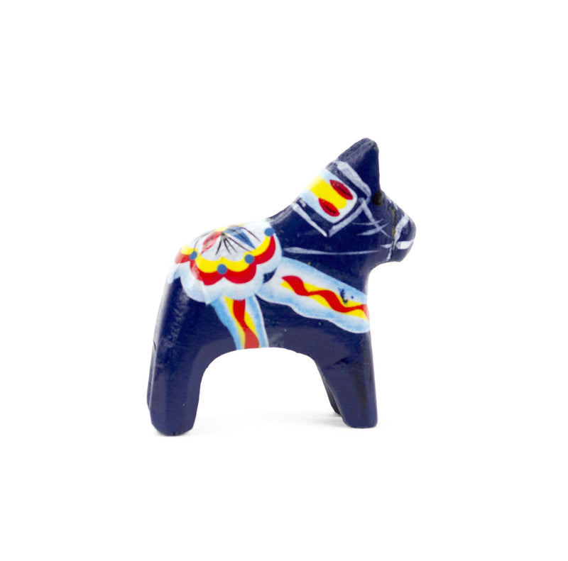 Blue Swedish Dala Horse 