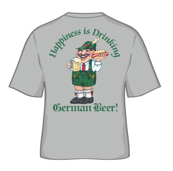 German T Shirt Drinking German Beer - ScandinavianGiftOutlet